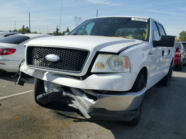 1FTRW12WX6FA01384 - 2006 FORD F150 SUPER WHITE photo 2