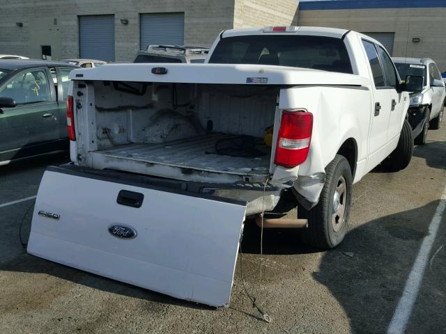 1FTRW12WX6FA01384 - 2006 FORD F150 SUPER WHITE photo 4