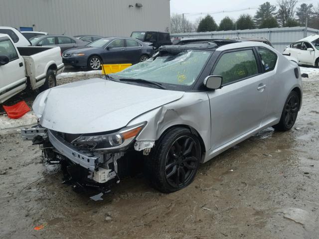 JTKJF5C7XE3088255 - 2014 TOYOTA SCION TC 银色 照片 2