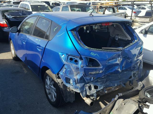 JM1BL1L70C1579049 - 2012 MAZDA 3 I BLUE photo 3