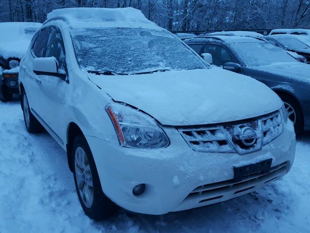 JN8AS5MV2DW659013 - 2013 NISSAN ROGUE S WHITE photo 1