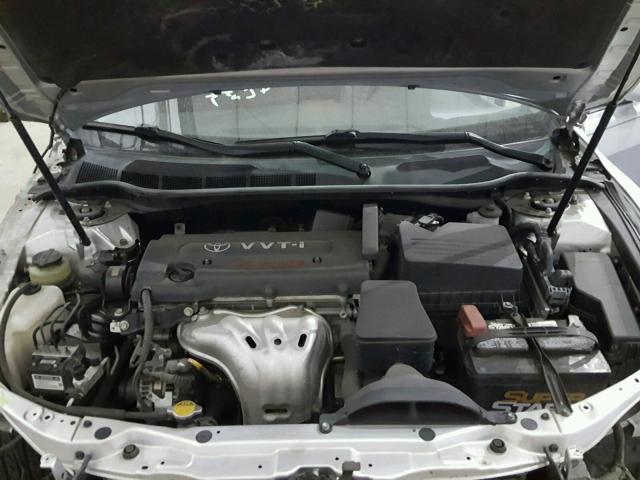 4T4BE46K78R036168 - 2008 TOYOTA CAMRY CE SILVER photo 7