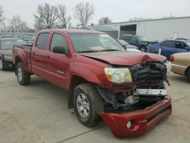 5TEKU72N17Z424439 - 2007 TOYOTA TACOMA DOU RED photo 1