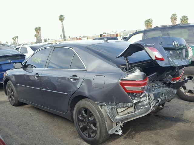 4T4BF3EK4BR110047 - 2011 TOYOTA CAMRY BASE CHARCOAL photo 3