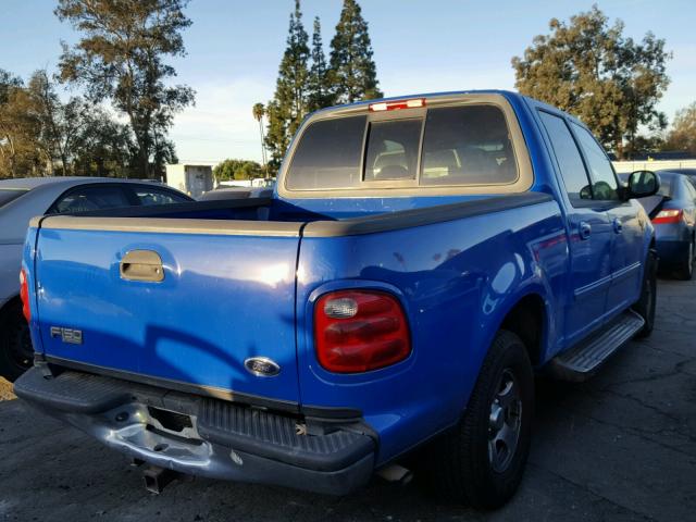 1FTRW07L11KE26601 - 2001 FORD F150 SUPER BLUE photo 4