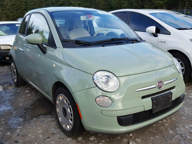 3C3CFFAR4CT128751 - 2012 FIAT 500 POP GREEN photo 1