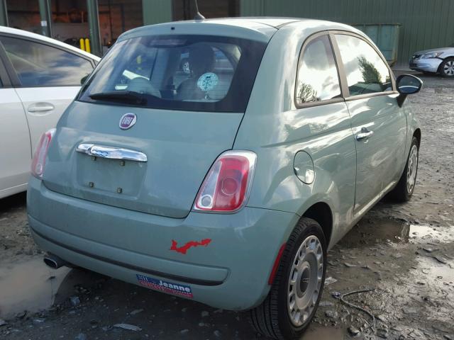 3C3CFFAR4CT128751 - 2012 FIAT 500 POP GREEN photo 4