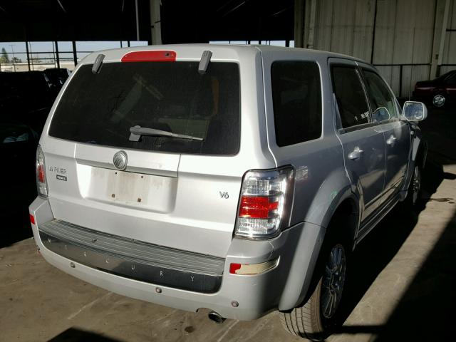 4M2CU87178KJ36134 - 2008 MERCURY MARINER PR WHITE photo 4