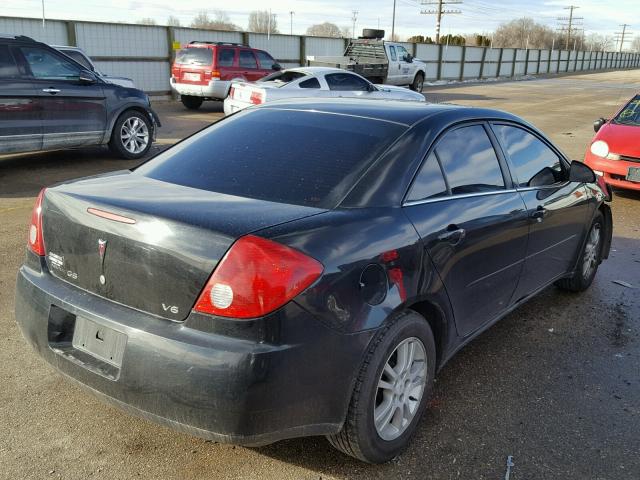 1G2ZG528054149970 - 2005 PONTIAC G6 BLACK photo 4