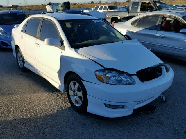 1NXBR32E65Z421452 - 2005 TOYOTA COROLLA CE WHITE photo 1