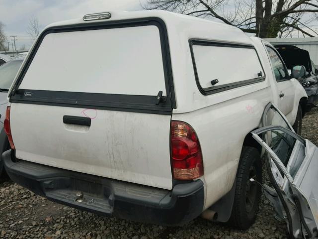 5TENX22N58Z546973 - 2008 TOYOTA TACOMA WHITE photo 4