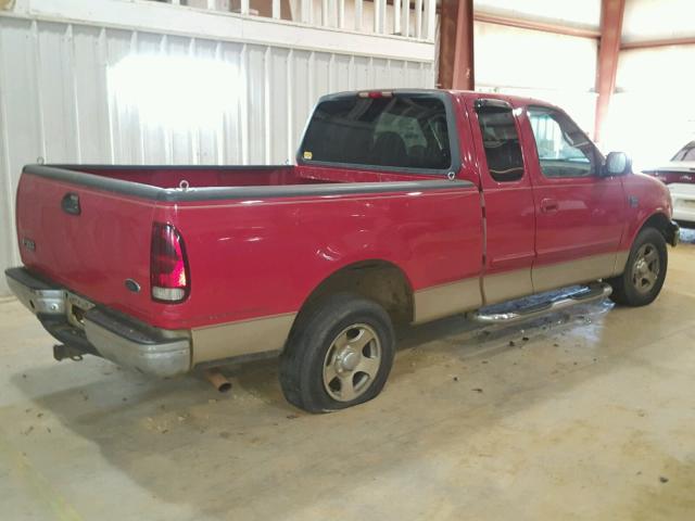 1FTRX17L8YKA97599 - 2000 FORD F150 RED photo 4