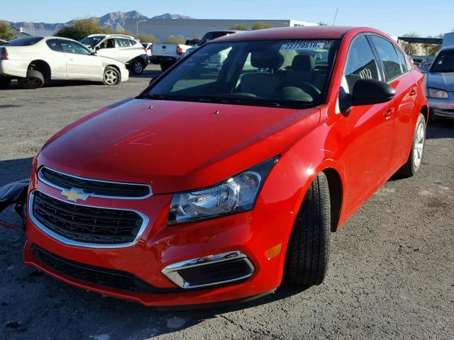 1G1PC5SH9G7213271 - 2016 CHEVROLET CRUZE LIMI RED photo 2