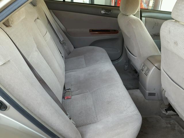 JTDBE32K220136739 - 2002 TOYOTA CAMRY LE ოქროსფერი ფოტო 6