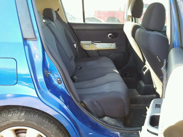 3N1BC13E69L422659 - 2009 NISSAN VERSA S BLUE photo 6