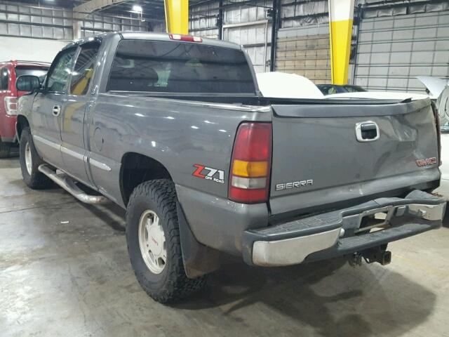 2GTEK19TX11252766 - 2001 GMC NEW SIERRA GRAY photo 3