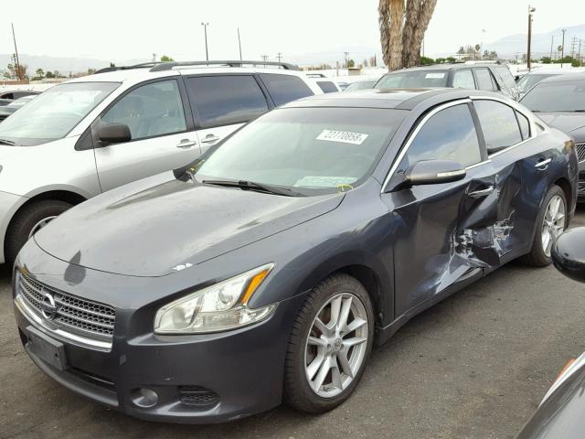 1N4AA51E69C825566 - 2009 NISSAN MAXIMA S CHARCOAL photo 2