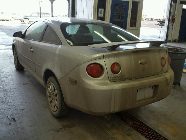 1G1AD1F53A7114299 - 2010 CHEVROLET COBALT 1LT GRAY photo 3