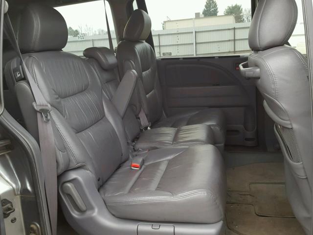 5FNRL38676B060540 - 2006 HONDA ODYSSEY EX GRAY photo 6