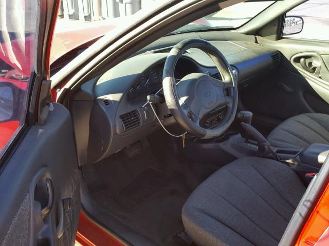 1G1JC52F637335729 - 2003 CHEVROLET CAVALIER RED photo 9