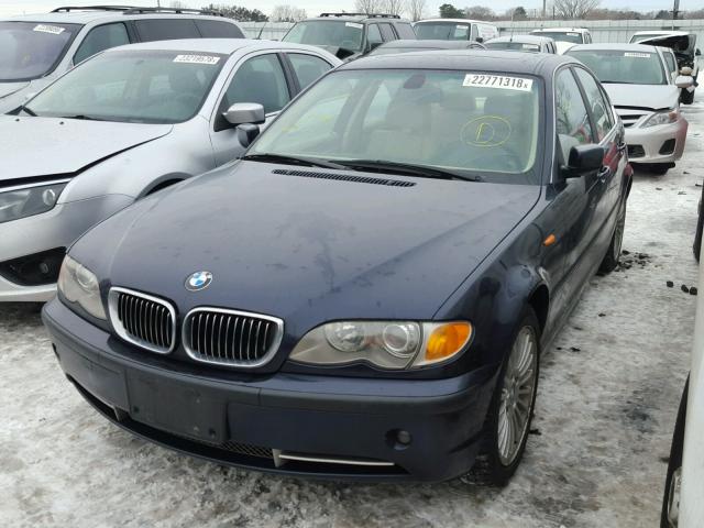 WBAEW53463PG21979 - 2003 BMW 330 XI BLUE photo 2