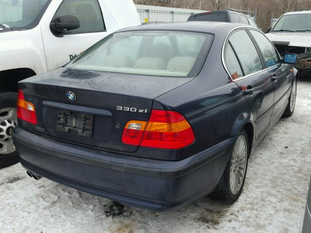 WBAEW53463PG21979 - 2003 BMW 330 XI BLUE photo 4