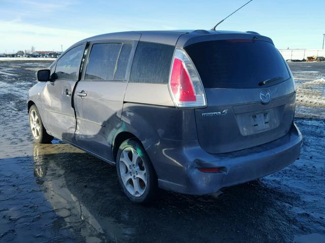 JM1CR29L190333395 - 2009 MAZDA 5 GRAY photo 3