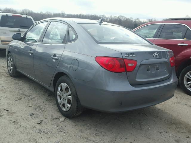 KMHDU46D29U806818 - 2009 HYUNDAI ELANTRA GL SILVER photo 3