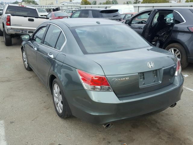 1HGCP368X9A011359 - 2009 HONDA ACCORD EXL GRAY photo 3