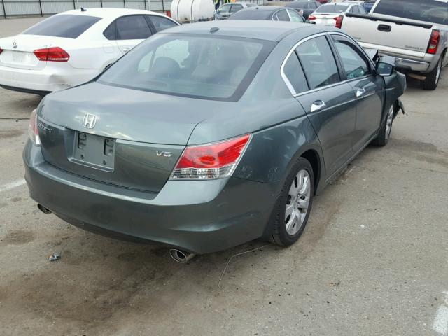 1HGCP368X9A011359 - 2009 HONDA ACCORD EXL GRAY photo 4