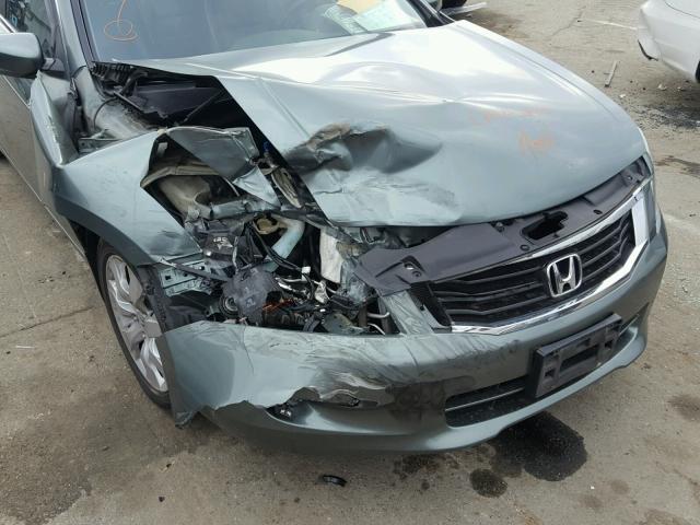 1HGCP368X9A011359 - 2009 HONDA ACCORD EXL GRAY photo 9