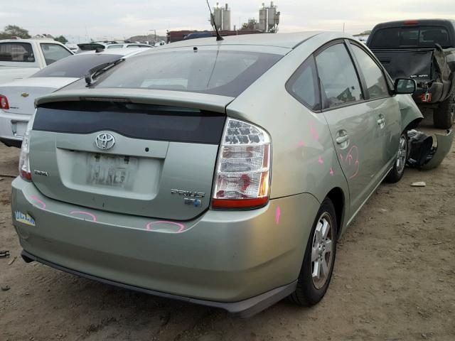 JTDKB20U887696708 - 2008 TOYOTA PRIUS GREEN photo 4