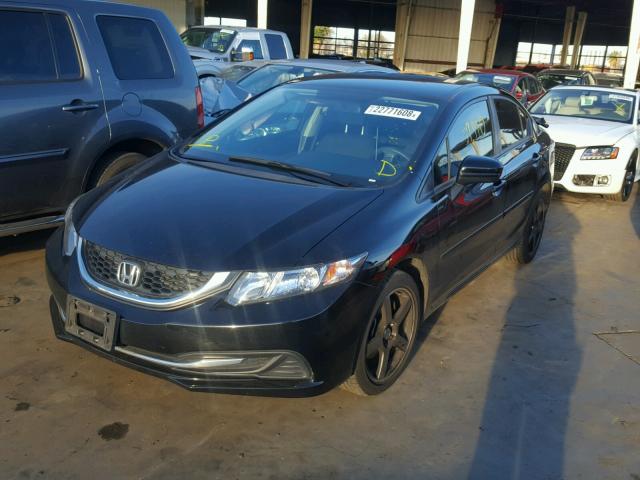 2HGFB2F59FH536986 - 2015 HONDA CIVIC LX BLACK photo 2