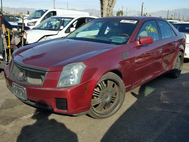 1G6DM57N030134583 - 2003 CADILLAC CTS BURGUNDY photo 2