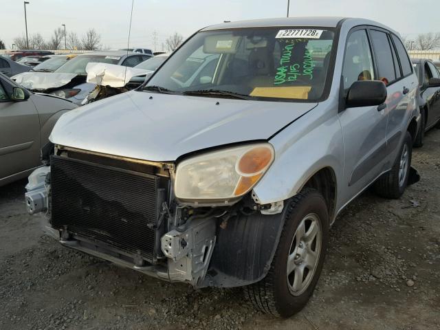 JTEGD20V040012533 - 2004 TOYOTA RAV4 SILVER photo 2