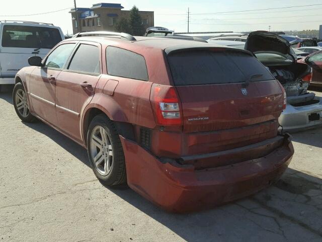 2D4GV57276H228122 - 2006 DODGE MAGNUM R/T RED photo 3