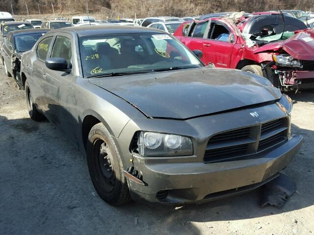 2B3KA43G88H333254 - 2008 DODGE CHARGER GRAY photo 1