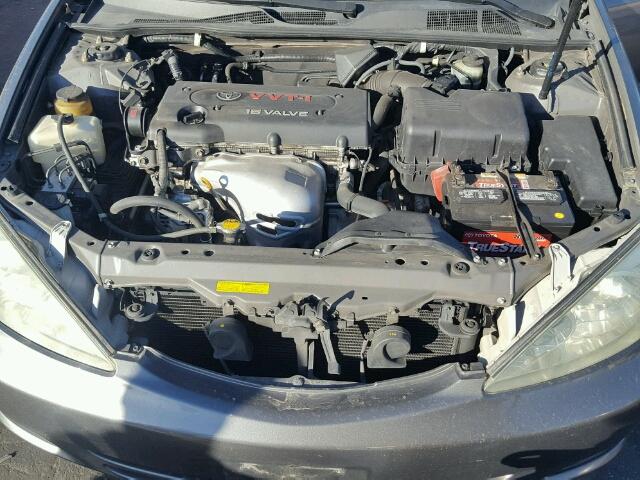 4T1BE30K22U592862 - 2002 TOYOTA CAMRY LE GRAY photo 7