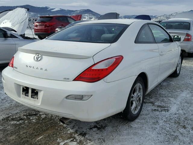 4T1CA30PX8U149833 - 2008 TOYOTA CAMRY SOLA WHITE photo 4