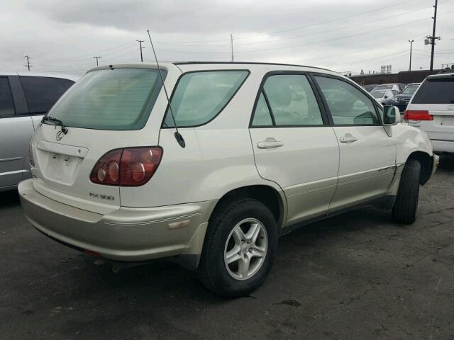 JT6GF10U8X0040866 - 1999 LEXUS RX 300 WHITE photo 4