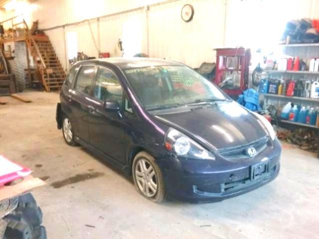 JHMGD37658S053337 - 2008 HONDA FIT SPORT PURPLE photo 1