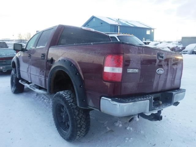 1FTRW14W75KE65879 - 2005 FORD F150 SUPER MAROON photo 3