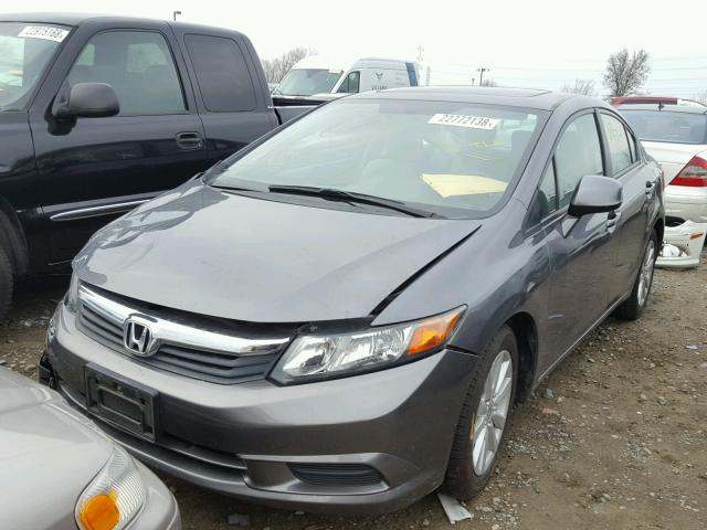 19XFB2F89CE334360 - 2012 HONDA CIVIC EX ნაცრისფერი ფოტო 2