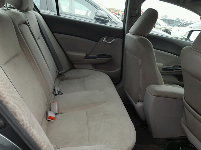 19XFB2F89CE334360 - 2012 HONDA CIVIC EX ნაცრისფერი ფოტო 6