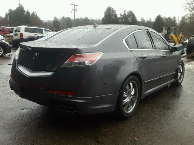 19UUA86509A012142 - 2009 ACURA TL GRAY photo 4