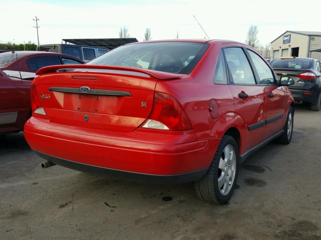 1FAFP34351W282619 - 2001 FORD FOCUS SE RED photo 4