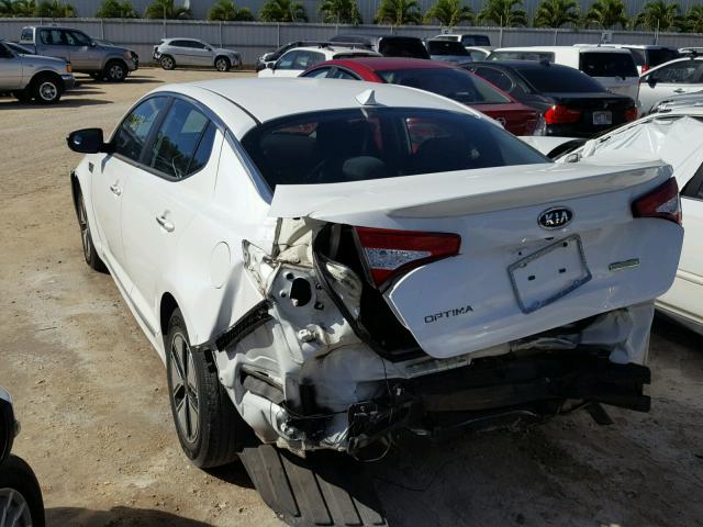 KNAGM4AD9B5006314 - 2011 KIA OPTIMA HYB WHITE photo 4