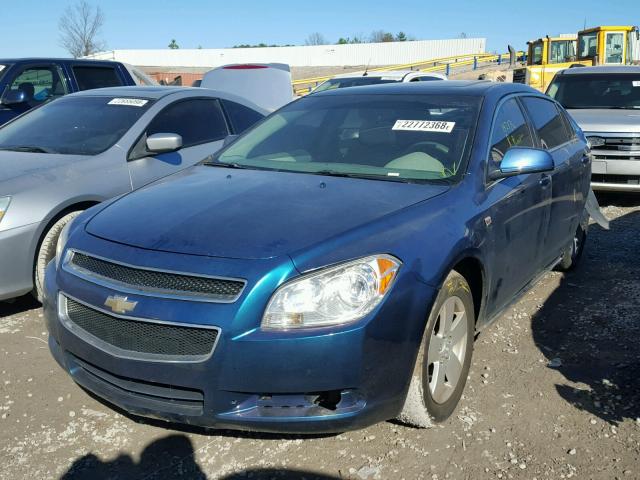 1G1ZF57568F274325 - 2008 CHEVROLET MALIBU HYB BLUE photo 2