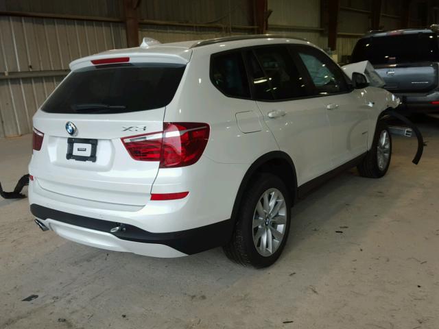 5UXWZ7C37H0X43117 - 2017 BMW X3 SDRIVE2 WHITE photo 4