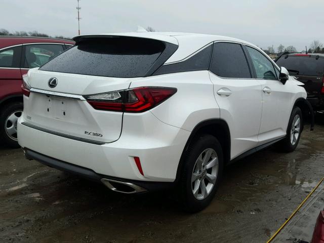 2T2BZMCA6GC016001 - 2016 LEXUS RX 350 WHITE photo 4